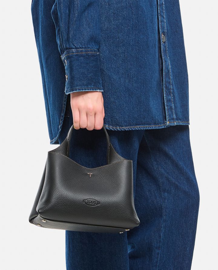 Tod's - MINI LEATHER SHOPPING BAG_15