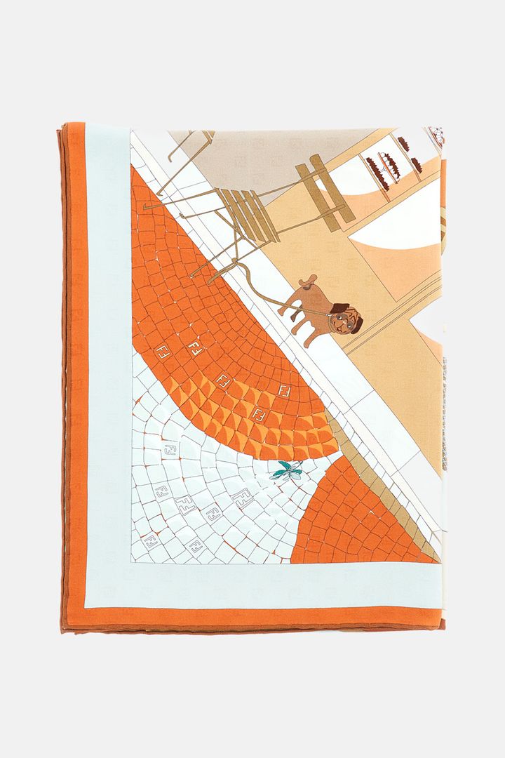 Fendi - FOULARD PRINT HERITAGE_1