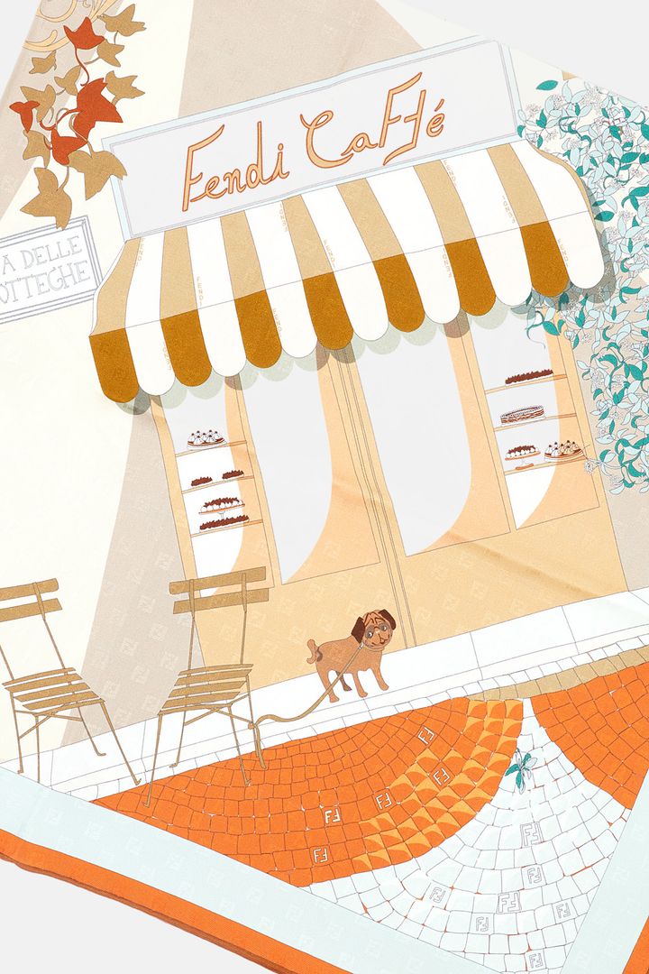 Fendi - FOULARD PRINT HERITAGE_2