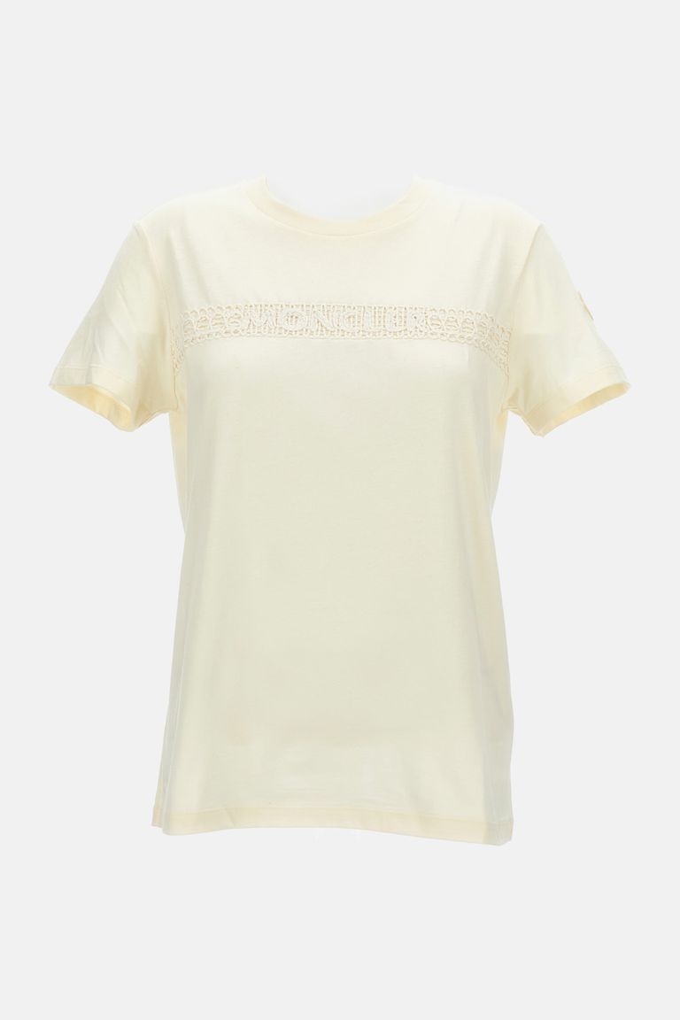 Moncler T-shirt With Embroidered Logo