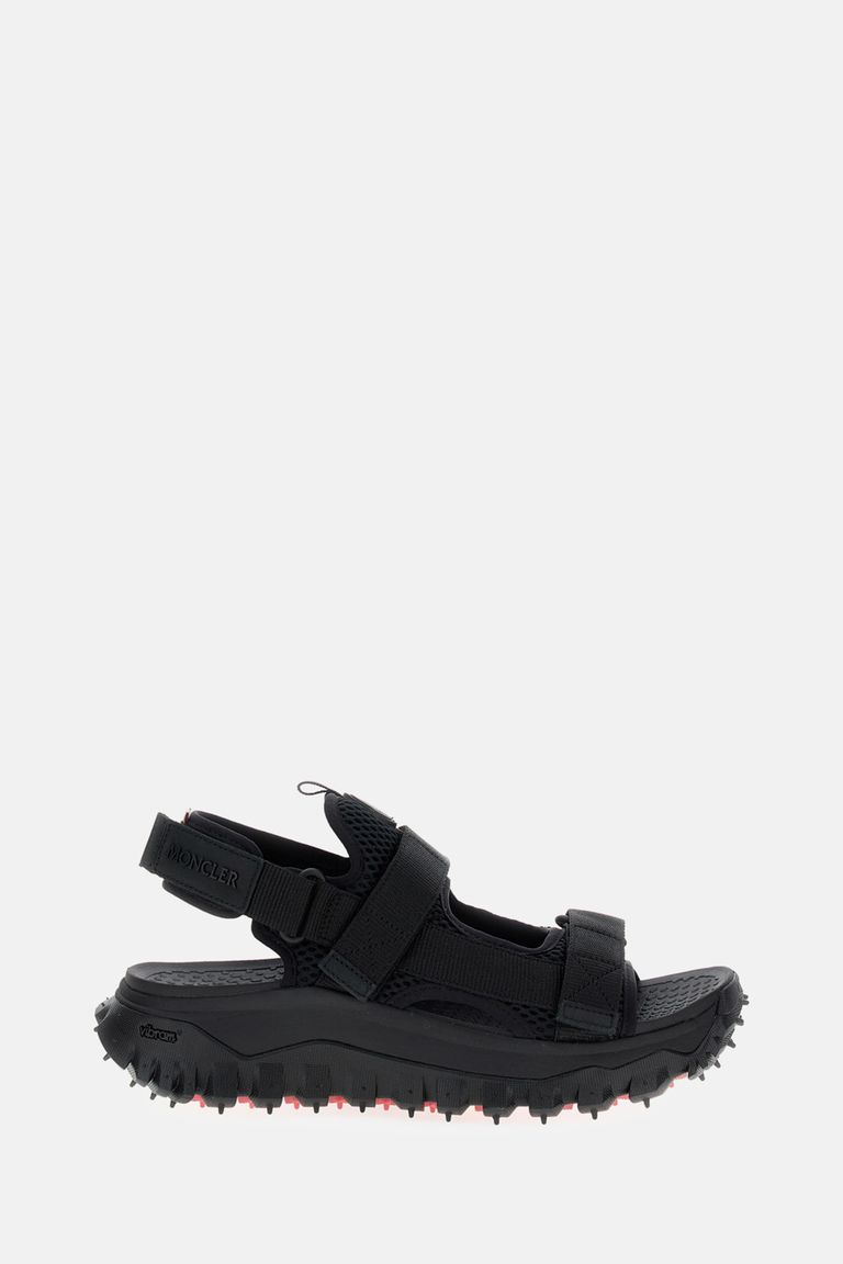 Moncler Sandals In Black