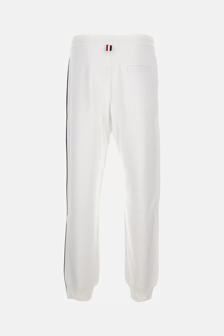 Thom Browne Sweatpants In Classic Loopback In White
