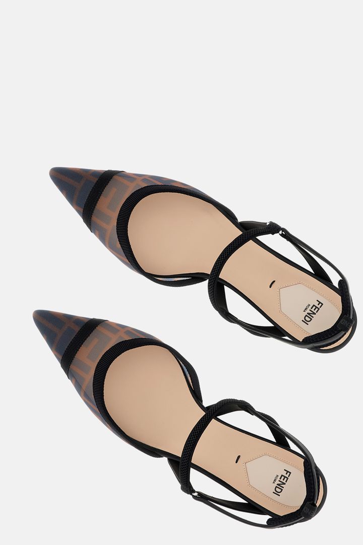 Fendi - SLINGBACK KITTEN MESH_4
