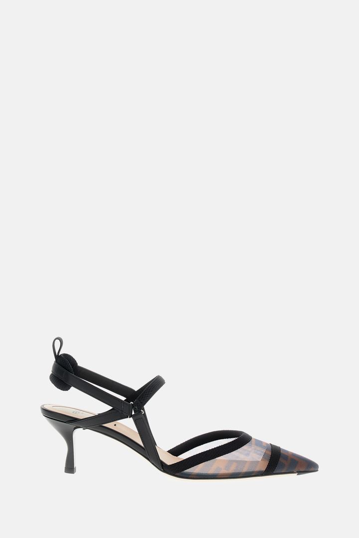Fendi - SLINGBACK KITTEN MESH_1
