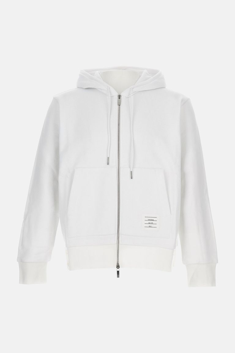 パーカー・フーディ THOM BROWNE FW25 FELPA CON CAPPUCCIO (MJT153A 03377415) HOODIE ZIP-UP PULLOVER for Men - Thom Browne | Biffi