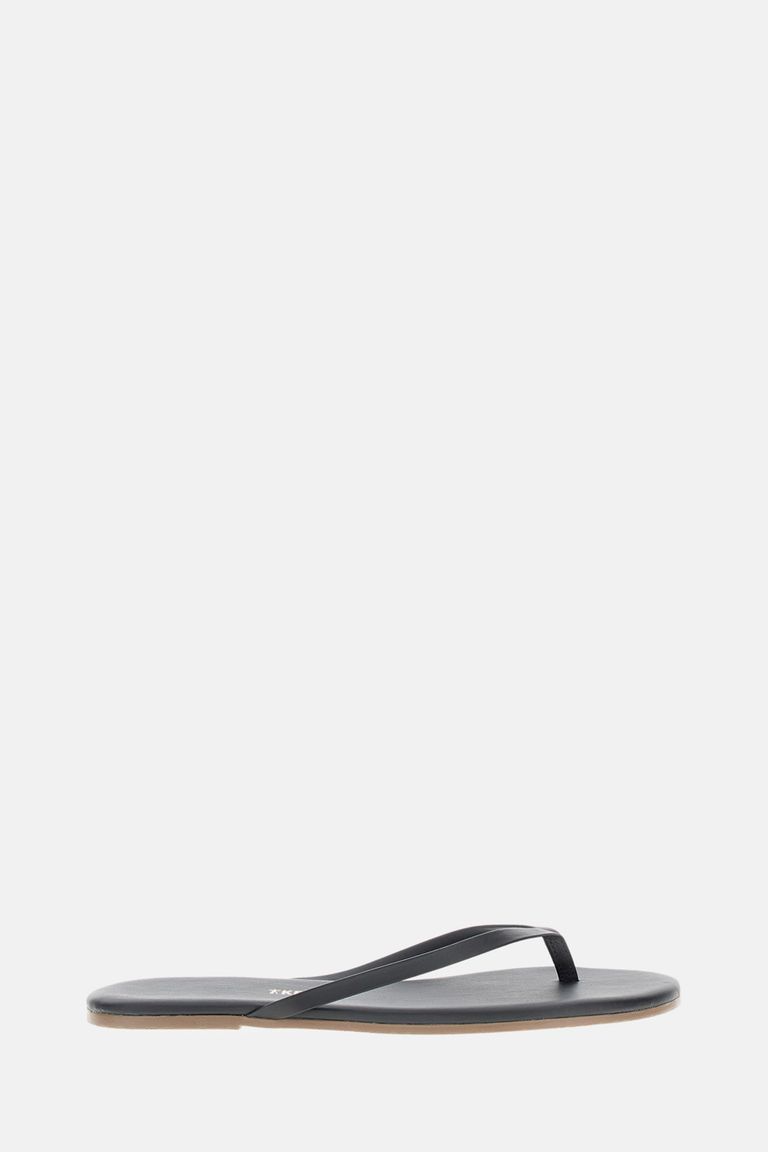 Tkees Square Toe Lily Flip Flops Black