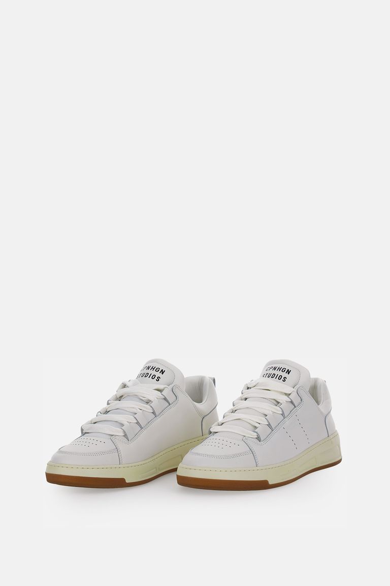Copenhagen Studios White Leather Sneakers