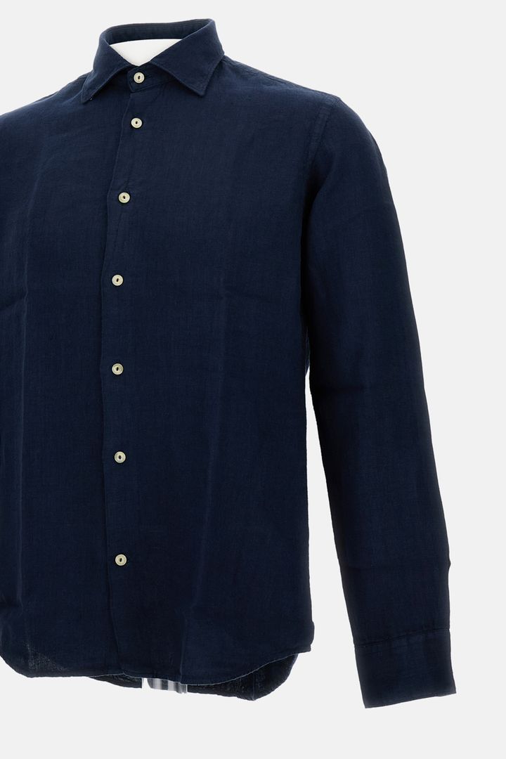 Drumohr - CAMICIA DI LINO DA UOMO_3