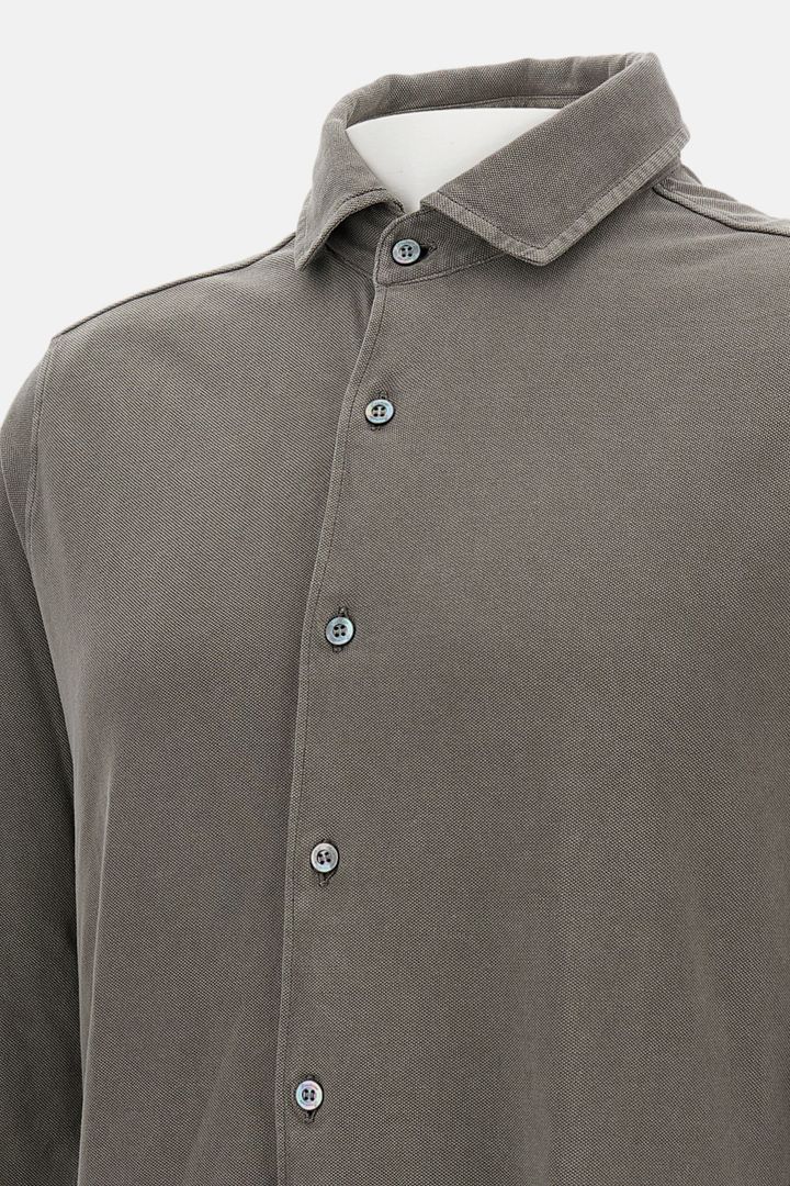 Drumohr - CAMICIA PIQUET DA UOMO_3