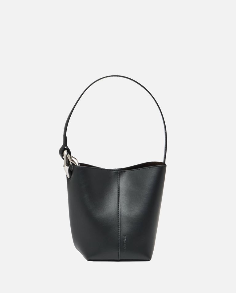 Jw Anderson The Jwa Corner Small Bucket In Black