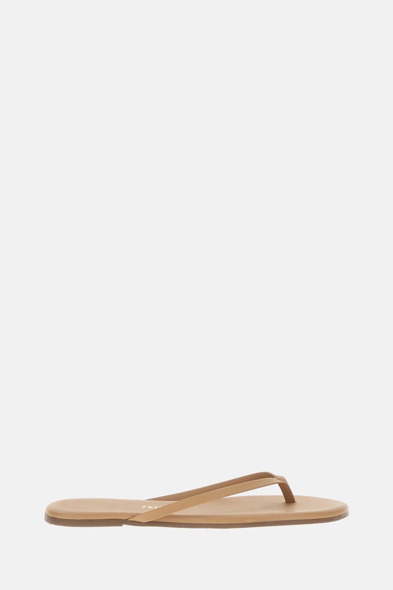 Tkees Lily Square Toe Flip Flops In Cocobutter