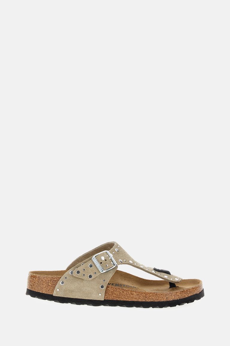 Birkenstock Gizeh Rivet Sandal In Neutral