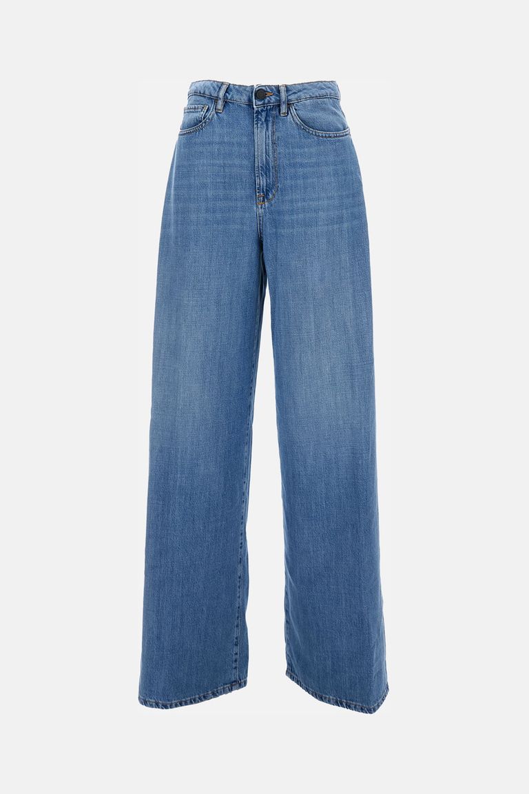 3x1 Blue Straight Jeans In Blue