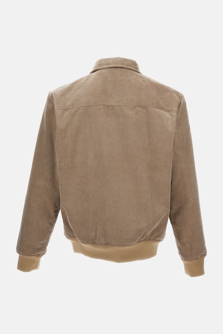 Apc Corduroy Zip-fastening Jacket In Brown