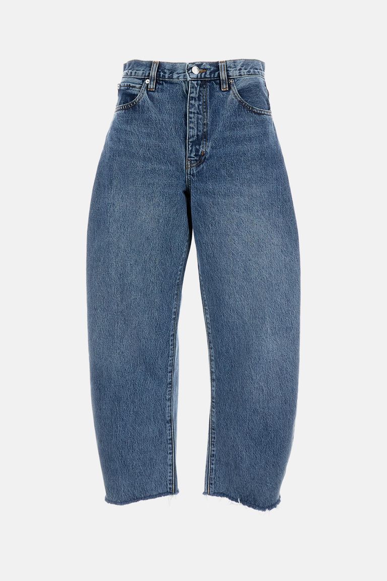 デニム・ジーパン FRAME FW25 THE BUBBLE CROP (2027RF210 KORF) WOMEN'S 'THE BUBBLE CROP' JEANS for Women - Frame | Biffi