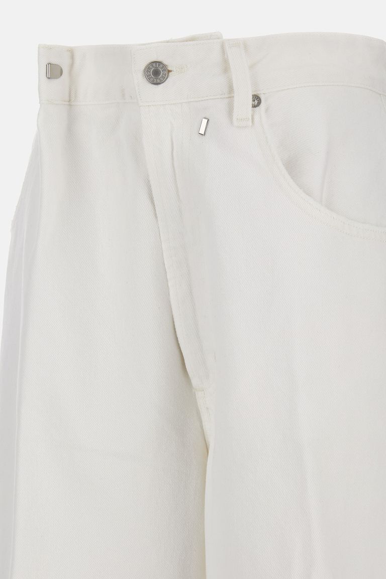 Agolde Wide Jeans Vana Fold White In White