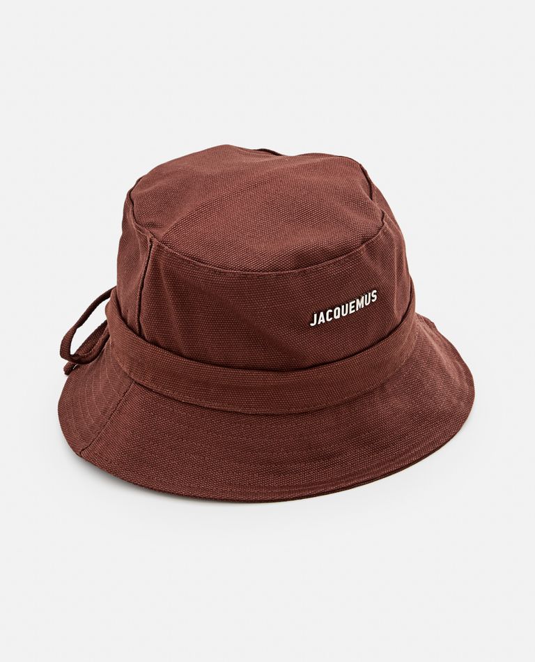 Jacquemus Brown Le Bob Gadjo Bucket Hat In Brown