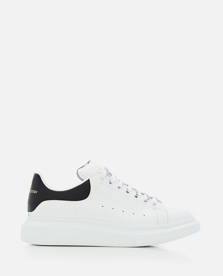 Alexander Mcqueen Oversized Leather Sneakers In White