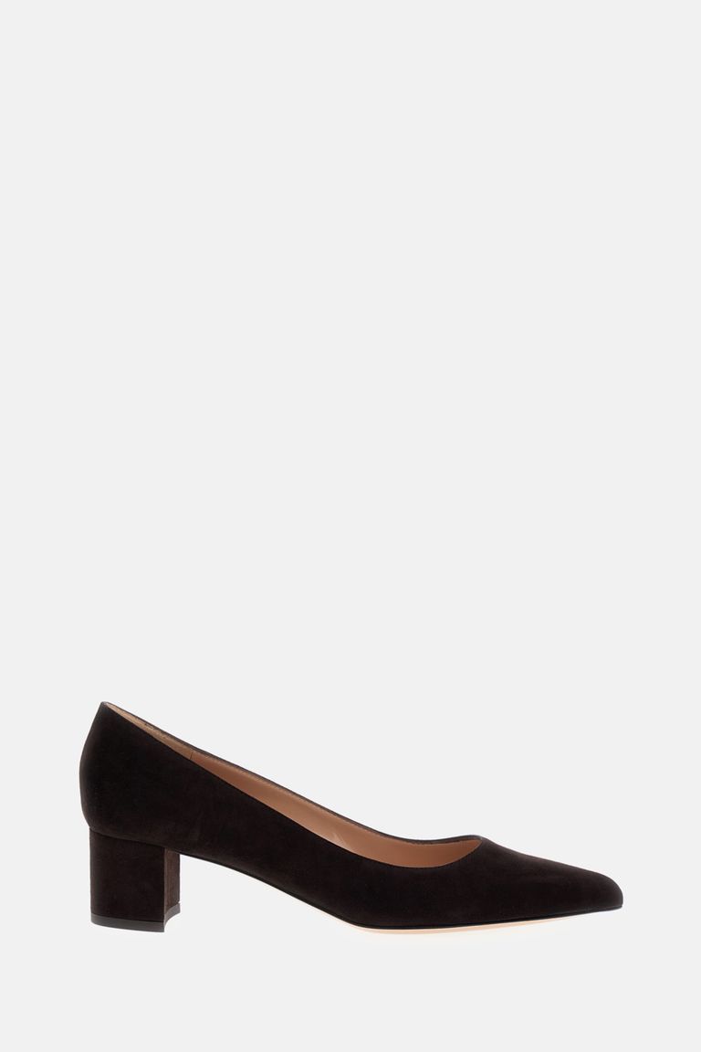 Gianvito Rossi Decollette Piper Pump In Brown