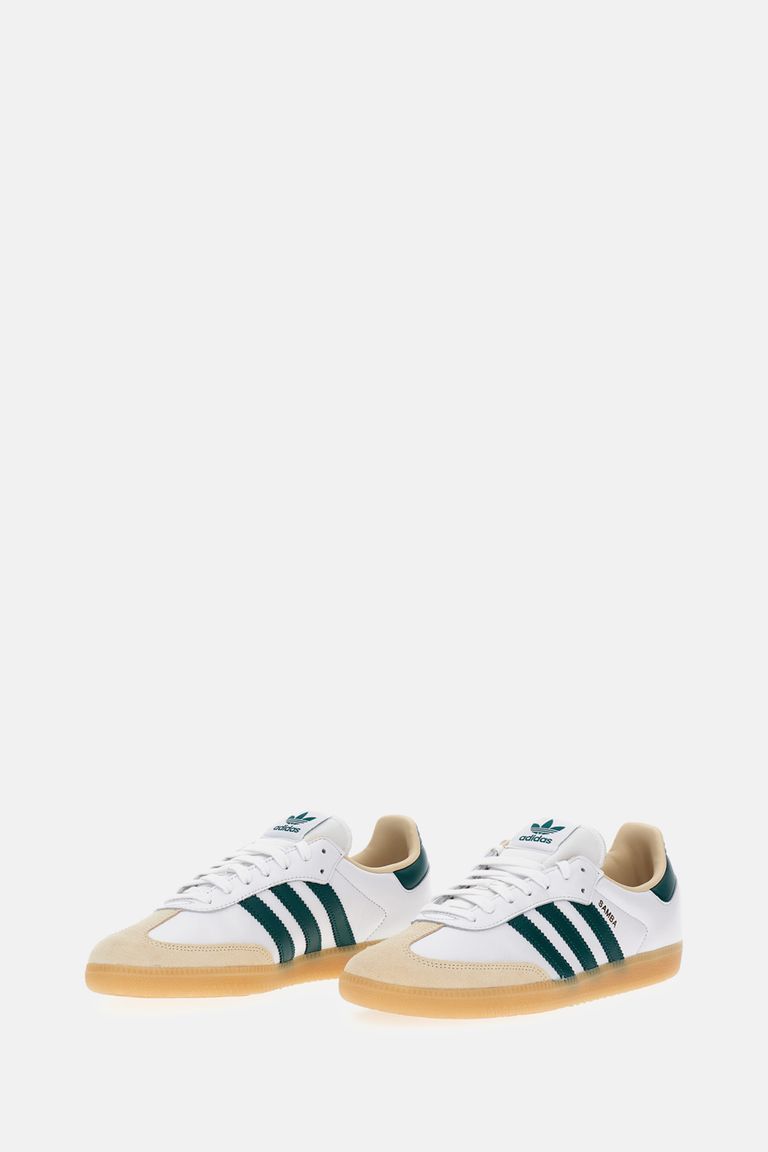 Adidas Originals Samba Og Leather Low-top Sneakers In White