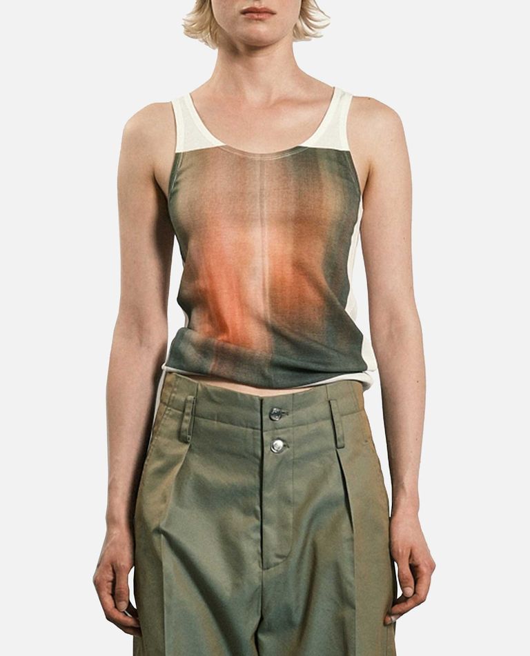 Tanaka Abstract-print Tank Top In Multi