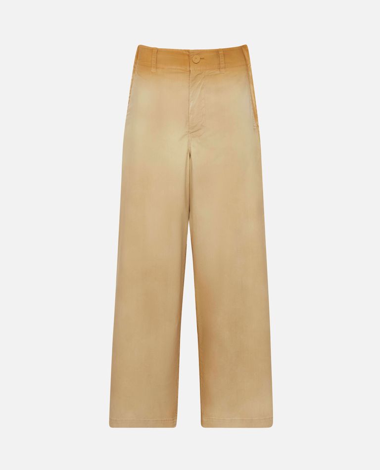 Jw Anderson J. W. Anderson Pinch Seam Garment Dye Trousers In Gold