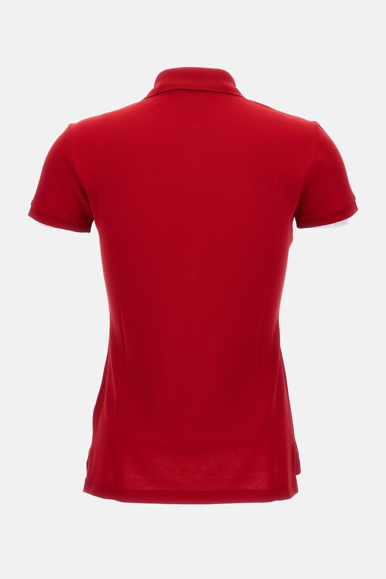 Polo Ralph Lauren 'julie' Red Polo Shirt With Classic Collar And Pony Embroidery On The Front In Red