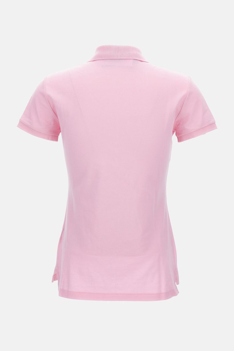 Polo Ralph Lauren 'julie' Pink Polo Shirt With Classic Collar And Pony Embroidery On The Front In Pink