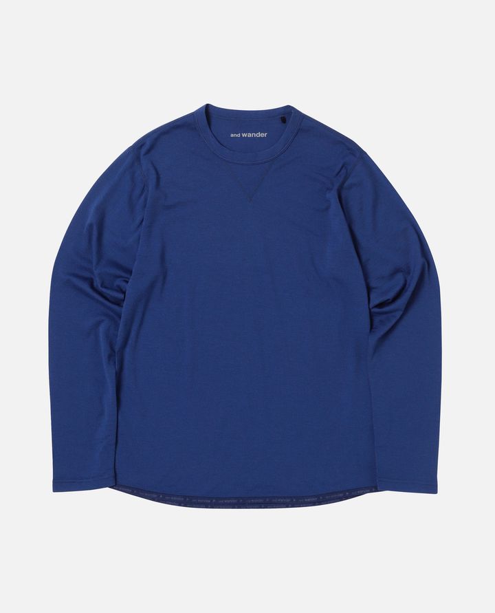 And Wander - 28 MERINO BASE LS T-SHIRT_1