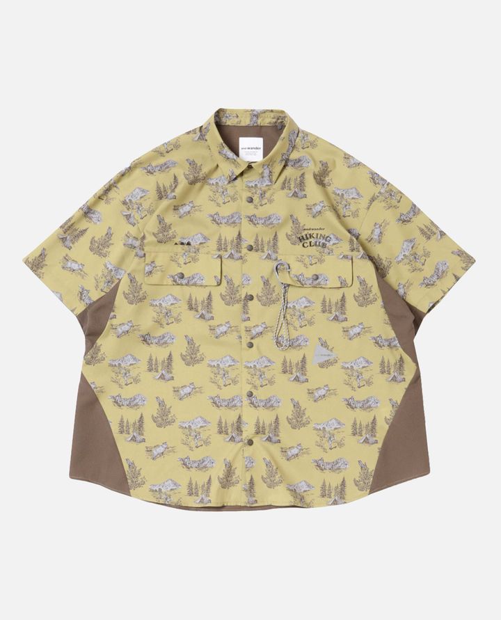 And Wander - 193 HIKING CLUB TECH SHIRT_1