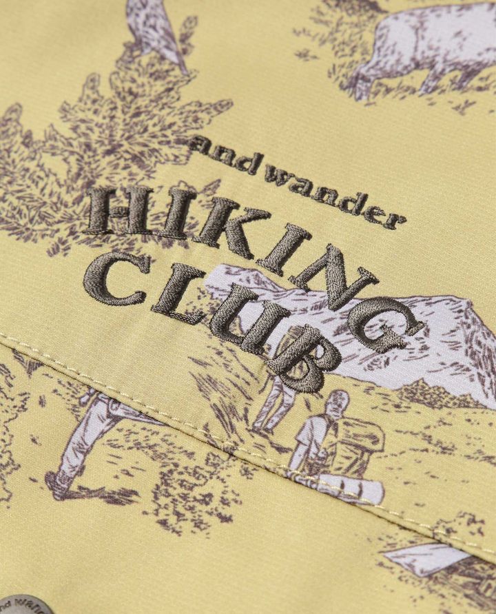 And Wander - 193 HIKING CLUB TECH SHIRT_3