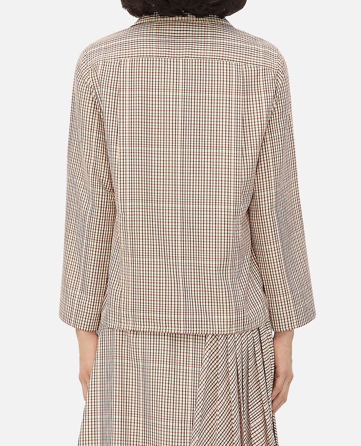 Bottega Veneta - CAMICIA MINI CHECK TECH VISCOSE_3