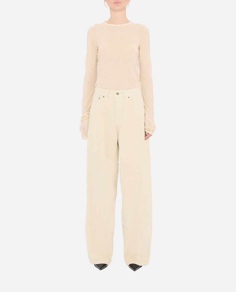Haikure Bethany Soft Trousers In Neutral
