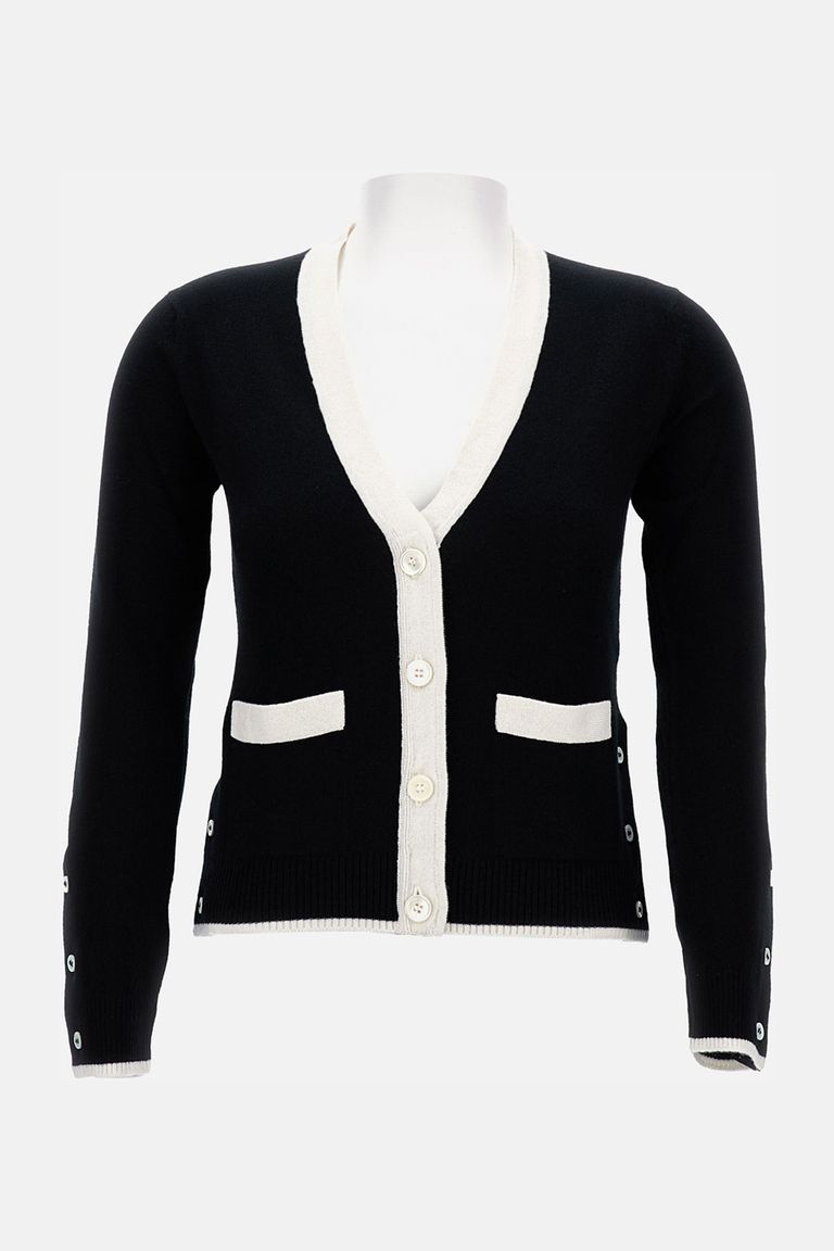 【送料&関税込】Thom Browne Oversized Cardigan Solid Double Face Knit Oversized Cardigan | Thom Browne