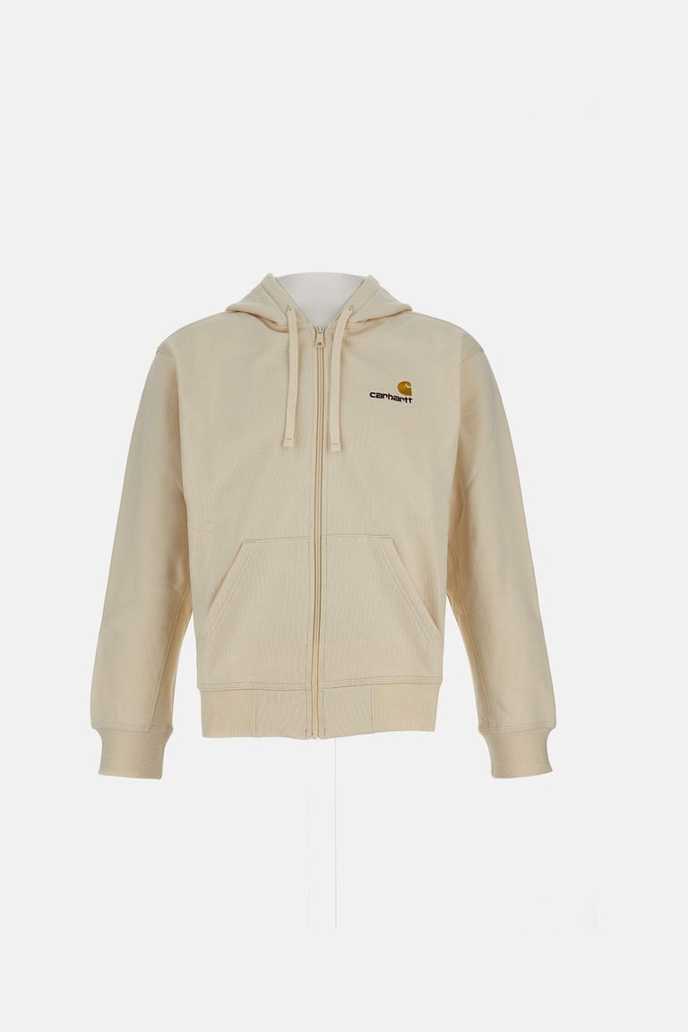 Carhartt Hooded Script Cotton Sweatshirt Pockets