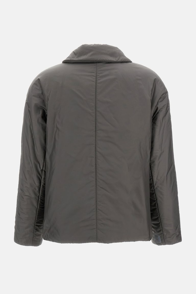 Max Mara The Cube Greens Anthracite Puffer Jacket In Multi