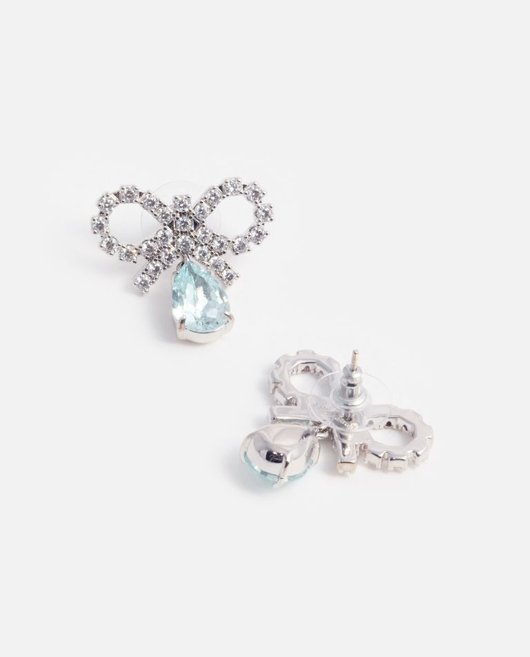 ピアス SELF PORTRAIT FW25 Self-portrait Bijoux (PF25619EBL BLUE) Bow Earrings with Crystals Self-Portrait €150,00 EUR - Biffi