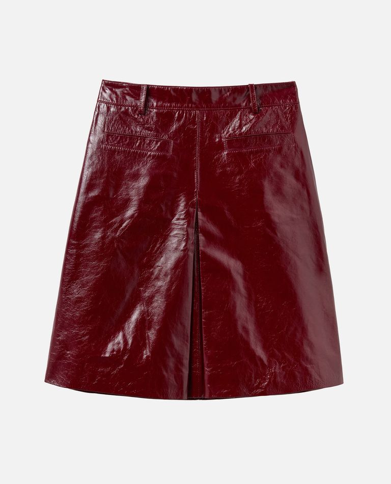 ミニスカート SELF PORTRAIT BURGUNDY LEATHER MINI SKIRT SELF-PORTRAIT | Leather Mini Skirt | Women | Lane Crawford