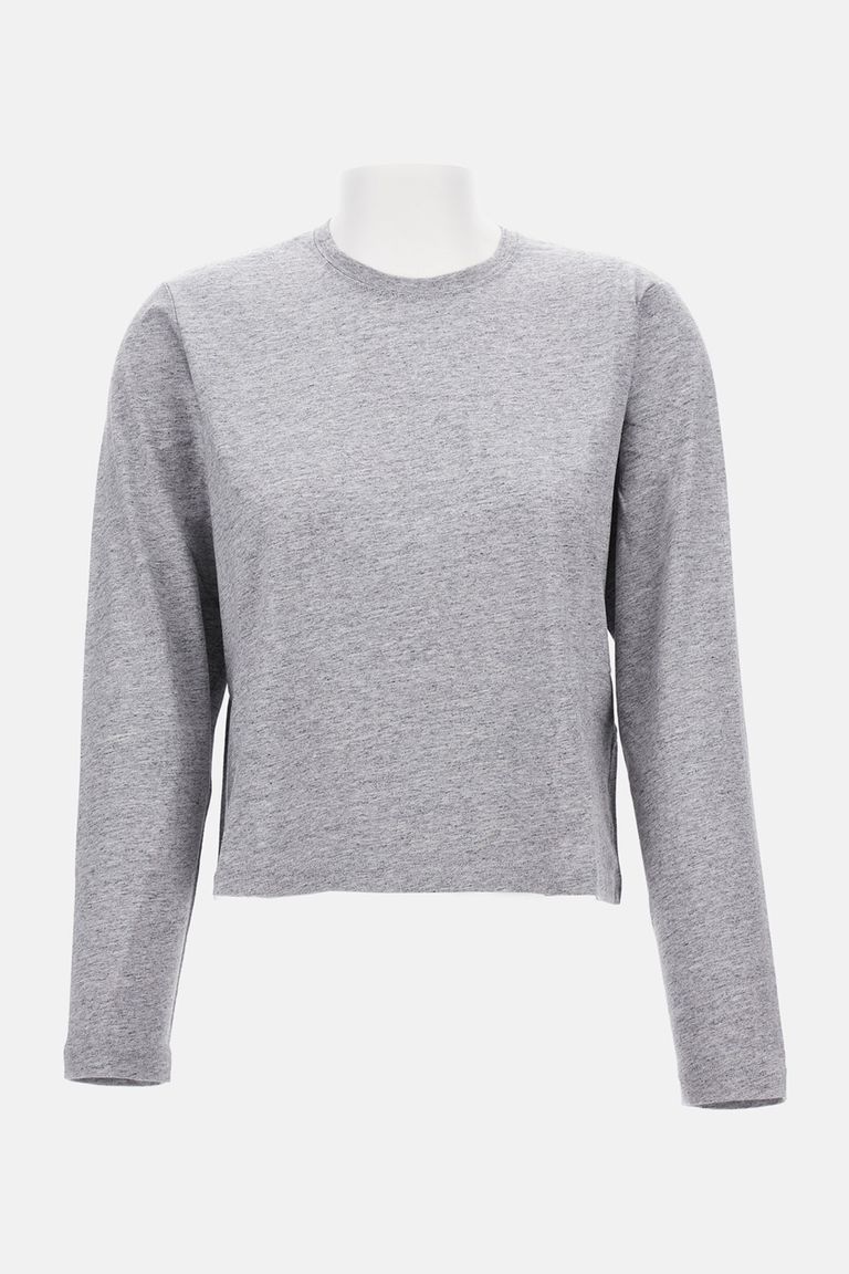 Polo Ralph Lauren Long-sleeved T-shirt In Gray