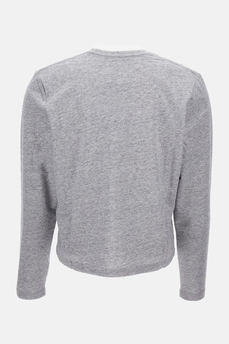 Polo Ralph Lauren Long-sleeved T-shirt In Gray