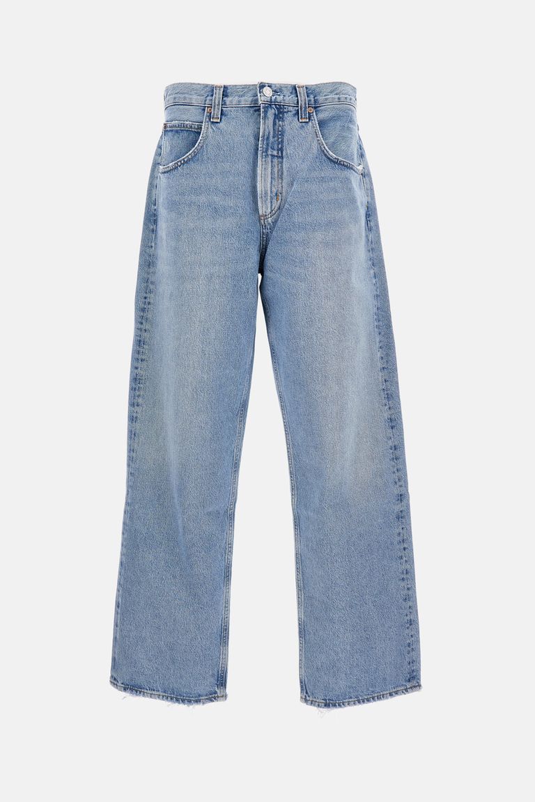 Agolde Sky Blue Fusion Jeans In Blue