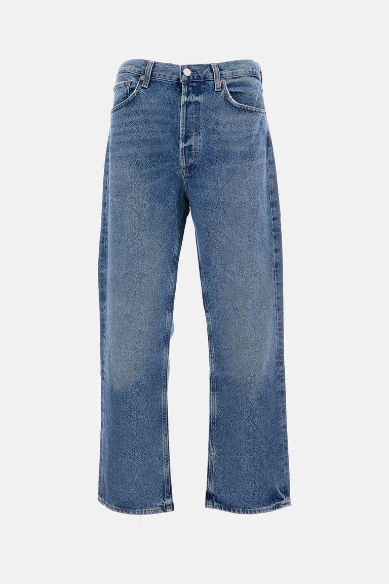 Agolde Sky Blue 90 Jeans In Blue