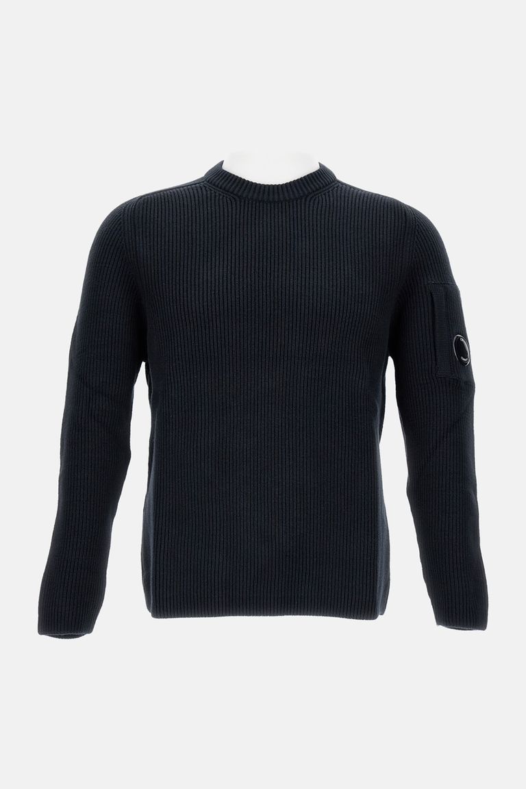 C.p. Company Crew Neck Sweatshirt In Blue