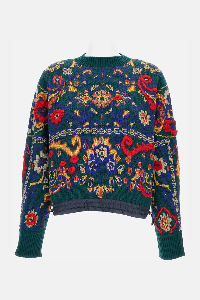 SPONGE SWEAT X NYLON TWILL PULLOVER for Men - Sacai | Biffi