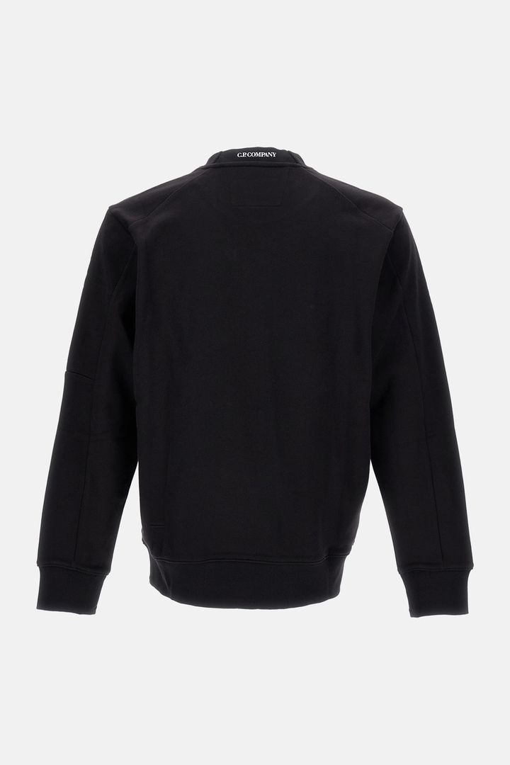 C.P. Company - SWEATSHIRTS CREW NECK IN DIAGONAL RAISED FLEECE_2