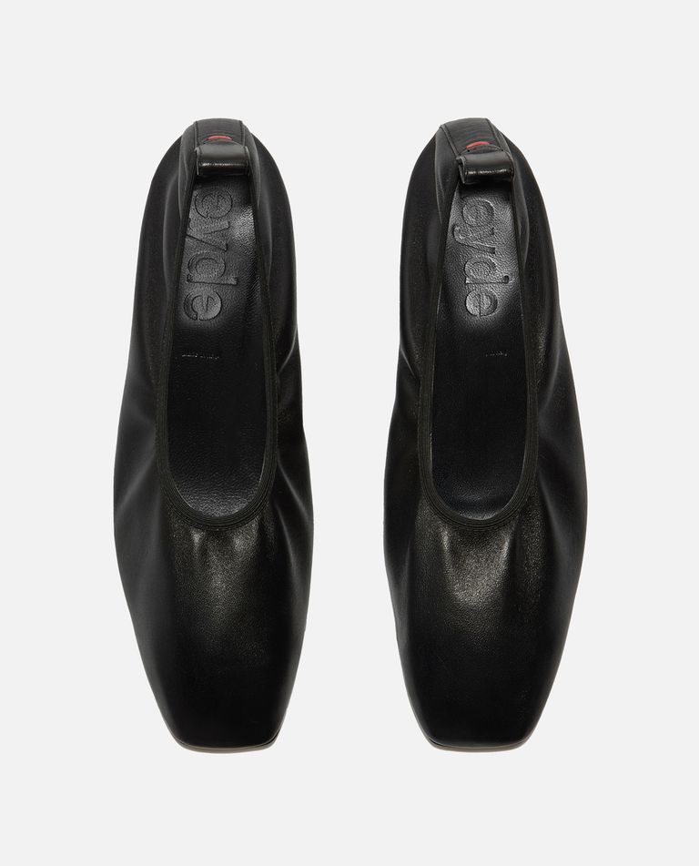 UMA EYELET NAPPA LEATHER BLACK for Women - Aeyde sale | Biffi