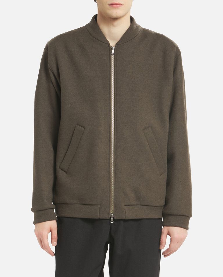 Barena Venezia Capospalla Bomber Zip Gabier Lanoso 98 Lana 2 Elastan Jackets Green In Green