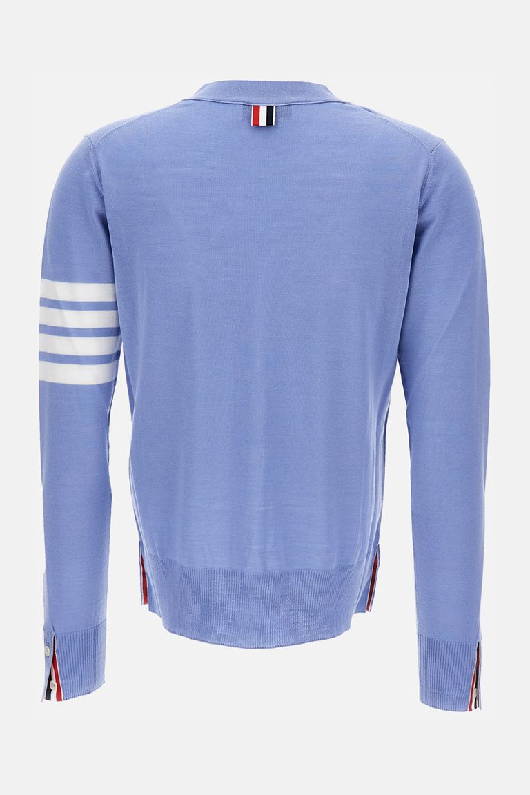 【送料&関税込】Thom Browne White Cotton Sweatshirt Loopback cotton sweatshirt in white - Thom Browne | Mytheresa