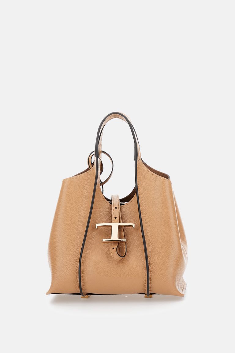 Tod's Tsb Small Shopping Bag In Brown