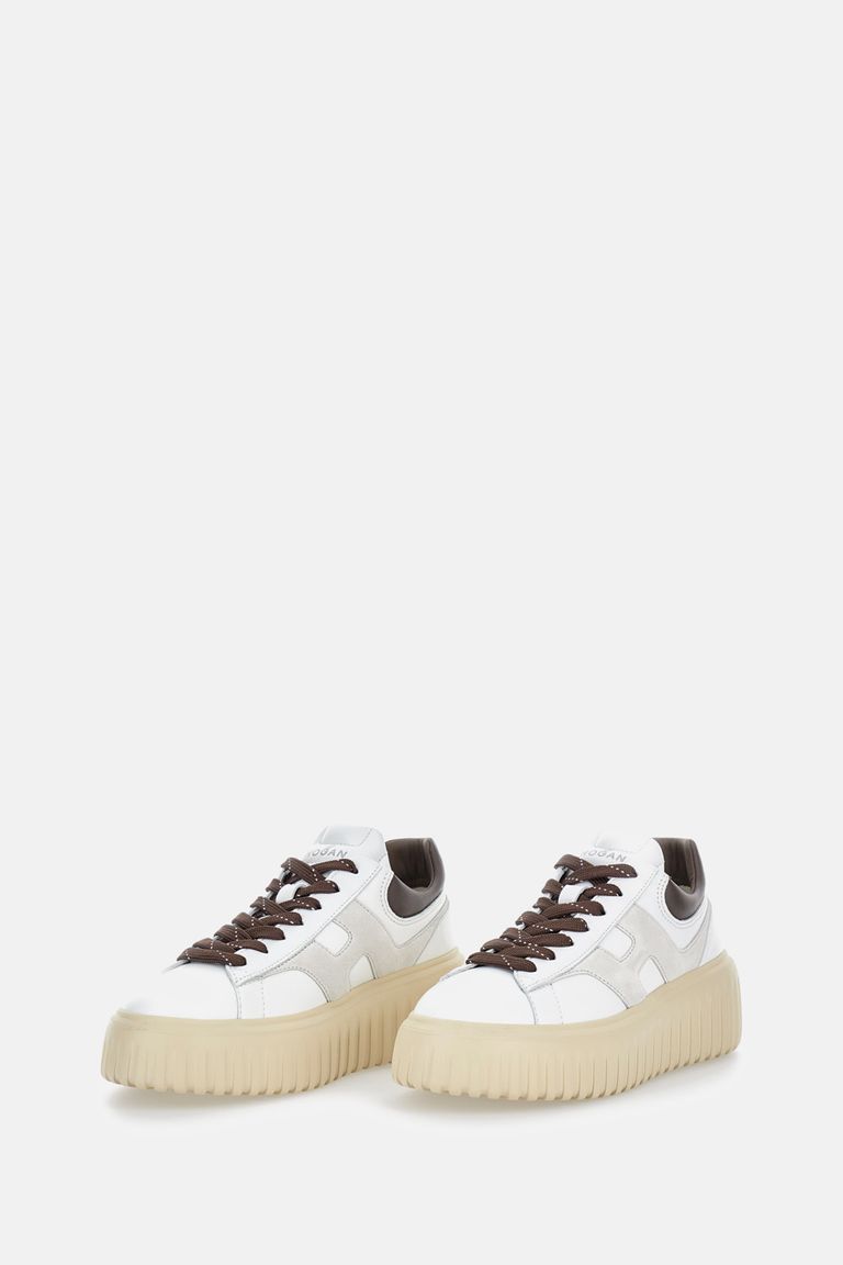 Hogan H-stripes Nappa Leather Sneakers Shoes